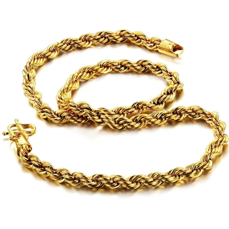 Pålitligt Kvalitetshalsband För Kvinnor I 18K Guldpläterat Rullformat Pålitligt Kvalitetshalsband För Kvinnor I 18K Guldpläterat Rullformat