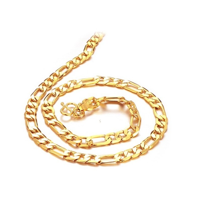Halsband Med Pålitligt Prestanda Och 18K Guldpläterat O-Teckensnitt För Män Halsband Med Pålitligt Prestanda Och 18K Guldpläterat O-Teckensnitt För Män