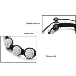 Kvalitets- Och Kvantitetsgaranterat Armband I Kulformat Kristall För Kvinnor