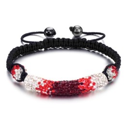 Slitstarkt Armband För Kvinnor Med Kulformad Kristall