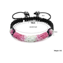 Slitstarkt Armband För Kvinnor Med Kulformad Kristall