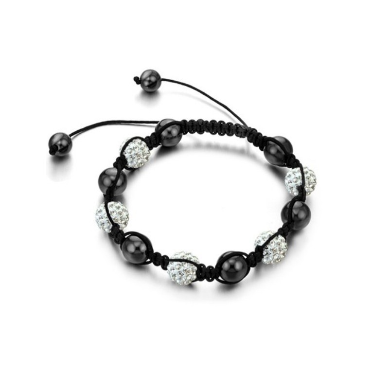 Högkvalitativt Armband Av Kristall För Kvinnor I Kulformat Högkvalitativt Armband Av Kristall För Kvinnor I Kulformat