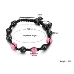 Kvalitets- Och Kvantitetsgaranterat Armband I Kulformat Kristall För Kvinnor