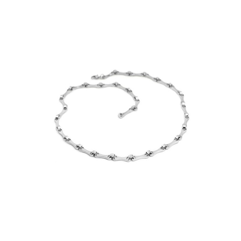 Moderiktigt Herrhalsband Med Kondyl I Titan Moderiktigt Herrhalsband Med Kondyl I Titan