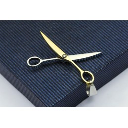 Gloden Scissor Fashion Titanhänge - Fri Kedja