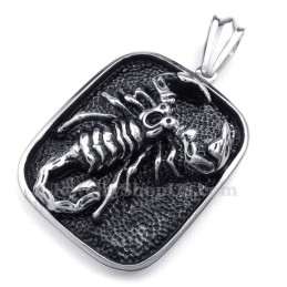Titanhalsband Med Skorpionhänge (Gratis Kedja)