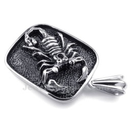 Titanhalsband Med Skorpionhänge (Gratis Kedja)