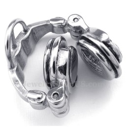 Titanhalsband Med Hörlurshänge (Gratis Kedja)