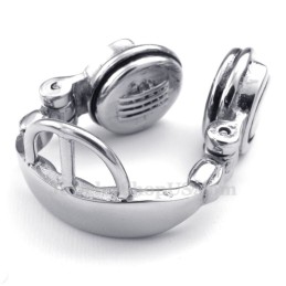 Titanhalsband Med Hörlurshänge (Gratis Kedja)