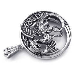 Titanhalsband Med Pterosauriehänge (Gratis Kedja)