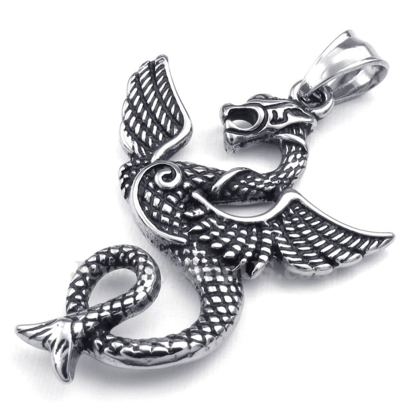 Titanhalsband Med Pterosauriehänge (Gratis Kedja) Titanhalsband Med Pterosauriehänge (Gratis Kedja)