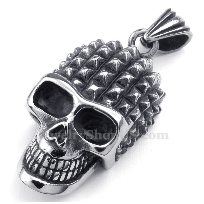 Titanhalsband Med Dödskallehänge (Gratis Kedja) Titanhalsband Med Dödskallehänge (Gratis Kedja)