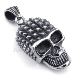 Titanhalsband Med Dödskallehänge (Gratis Kedja)