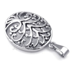 Titanhalsband Med Livsträdshänge (Gratis Kedja)