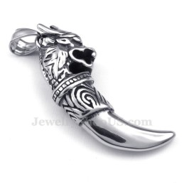 Titanhalsband Med Draktandhänge (Gratis Kedja)