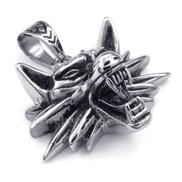 Titanhalsband Med Varghänge (Gratis Kedja)
