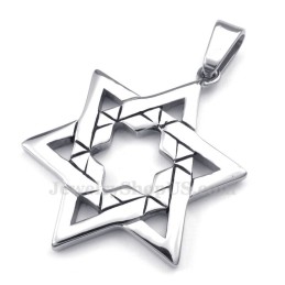 Titanhalsband Med Lucky Star-Hänge (Gratis Kedja)