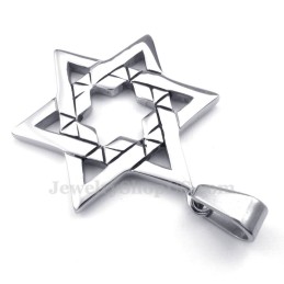 Titanhalsband Med Lucky Star-Hänge (Gratis Kedja)