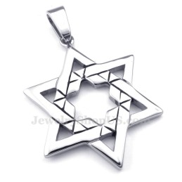 Titanhalsband Med Lucky Star-Hänge (Gratis Kedja)