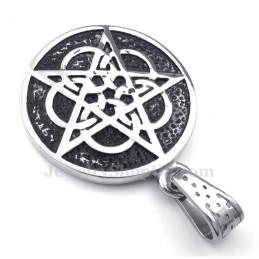 Titanhalsband Med Femuddig Stjärna (Gratis Kedja)