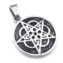 Titanhalsband Med Femuddig Stjärna (Gratis Kedja)