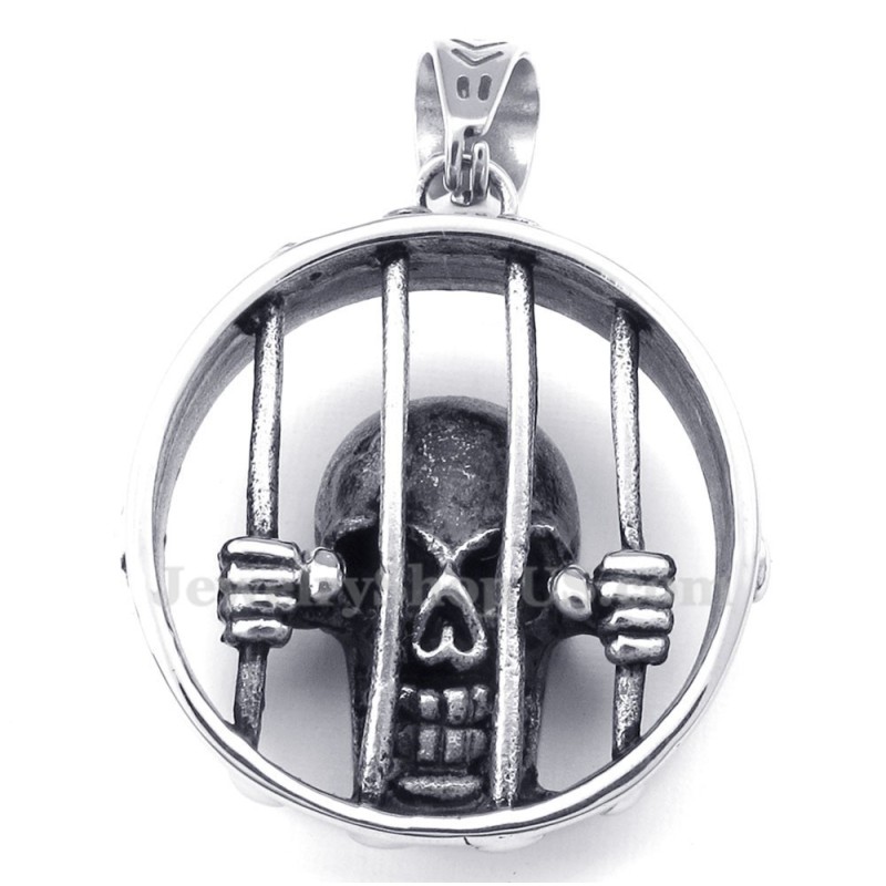 Halsband Med Skallehänge I Titan (Gratis Kedja) Halsband Med Skallehänge I Titan (Gratis Kedja)