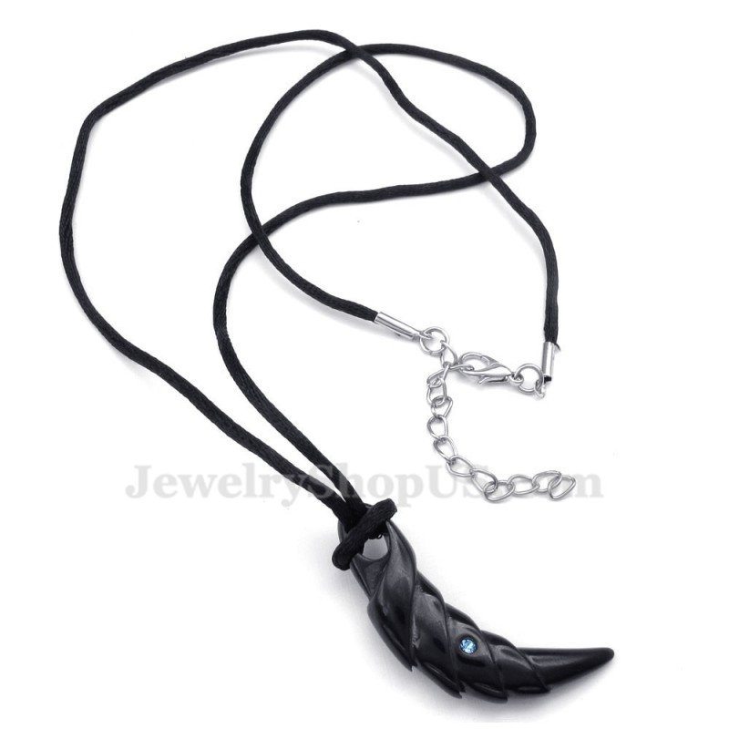 Svart Titan Talon-Hängehalsband (Gratis Kedja) Svart Titan Talon-Hängehalsband (Gratis Kedja)