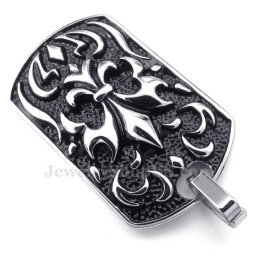 Titanhalsband Med Korskorthänge (Gratis Kedja)