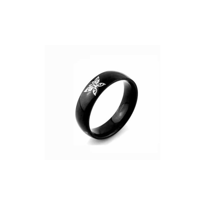 Butterfly Herrring 6 Mm Svart Titan Butterfly Herrring 6 Mm Svart Titan