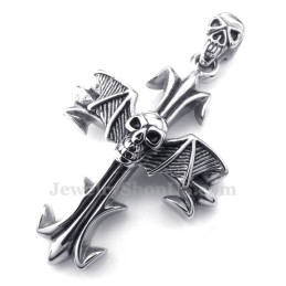 Titanhalsband Med Dödskallehänge (Gratis Kedja)