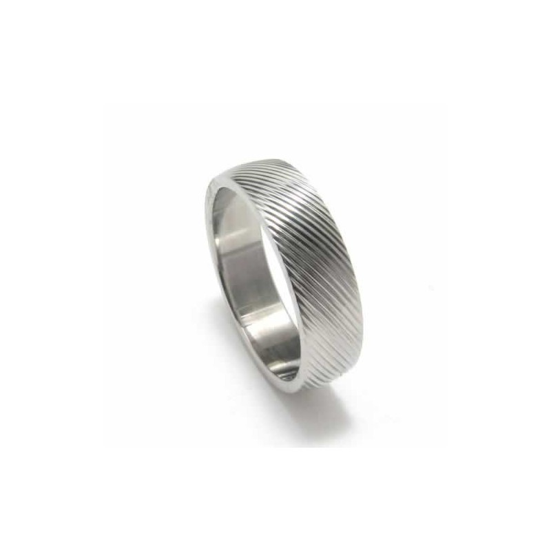 Cross Grain 6Mm Titanring Cross Grain 6Mm Titanring