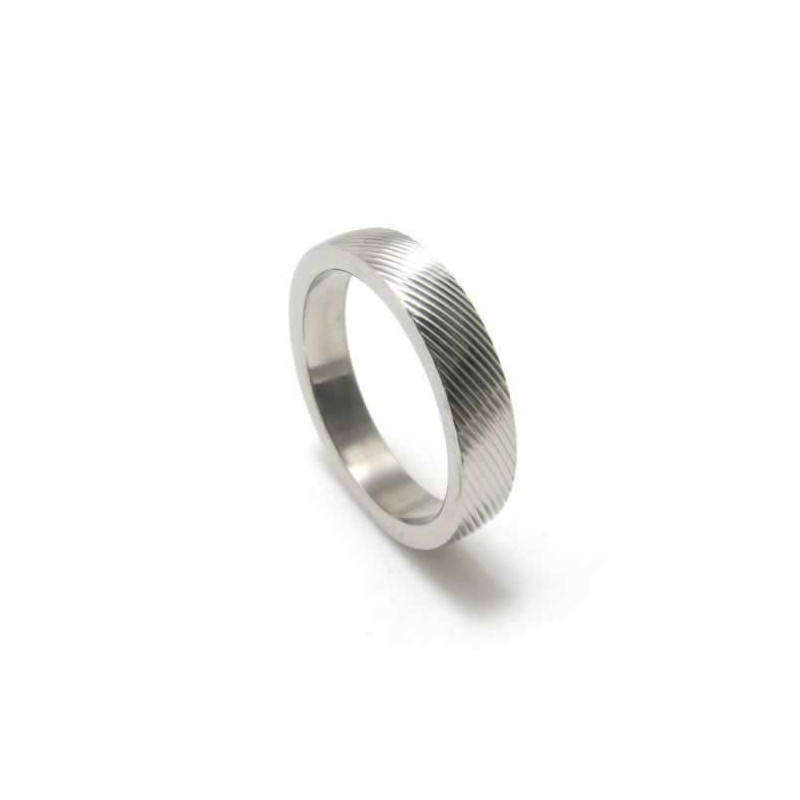Cross Grain 4Mm Titanring Cross Grain 4Mm Titanring