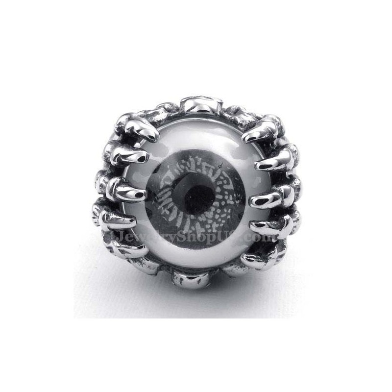 Titanring Med Svart Öga Titanring Med Svart Öga