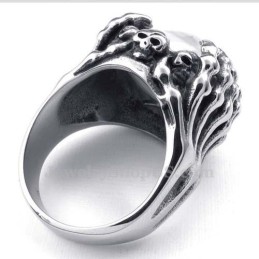 Titanring Med Svart Öga