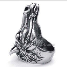 Titanring Med Hästhuvud