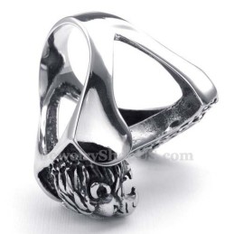 Titanring Med Lejonmotiv