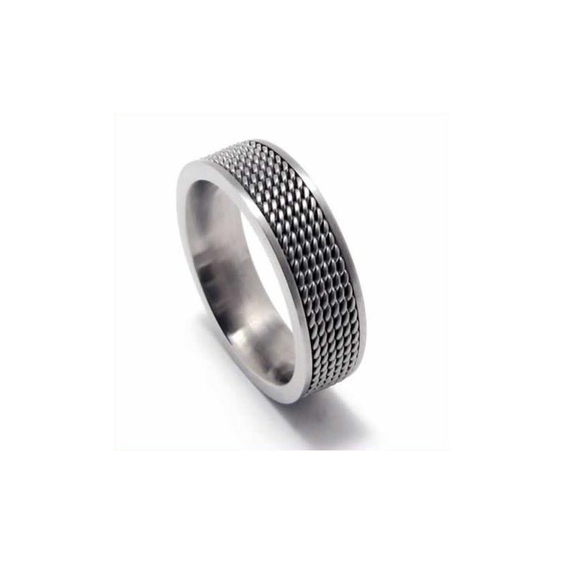 Meshed Herrring I Titan På 8 Mm Meshed Herrring I Titan På 8 Mm