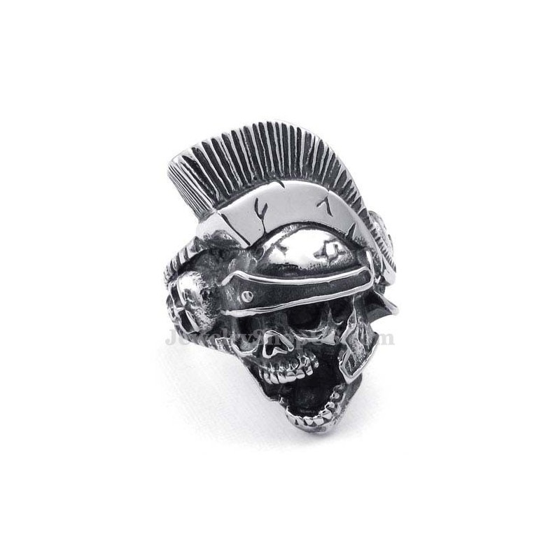 Titanring Med Riddareskalle Titanring Med Riddareskalle