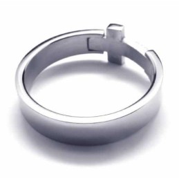 8 Mm Korsdiamant Unisex Titanring