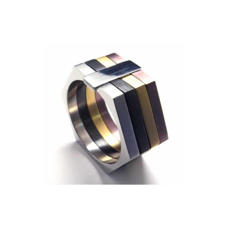 Hexagonfärgad 11 Mm Titanring Hexagonfärgad 11 Mm Titanring