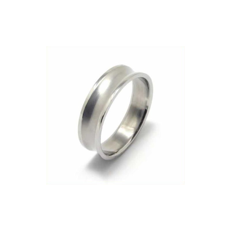 Konkav 6 Mm Titanring Konkav 6 Mm Titanring