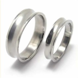 Konkav 6 Mm Titanring
