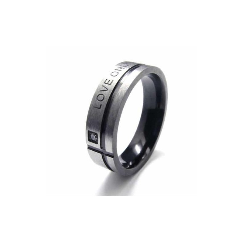 Love Only You Herrring 6 Mm Svart Titan Love Only You Herrring 6 Mm Svart Titan