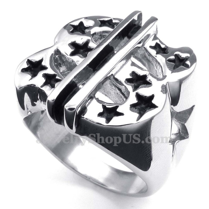 Titanring Med Dollartecken Titanring Med Dollartecken