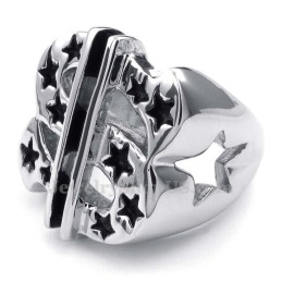 Titanring Med Dollartecken