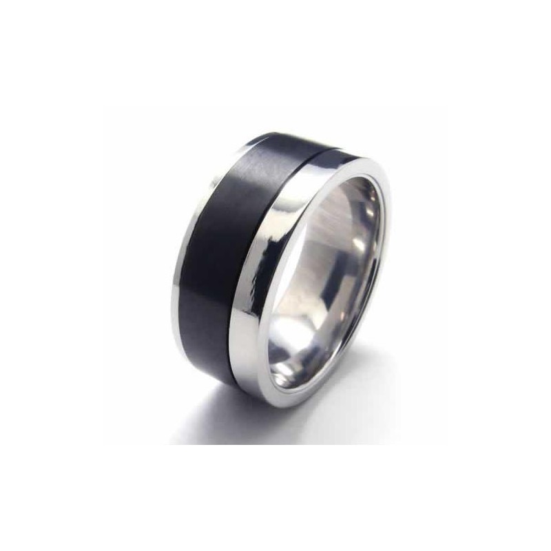 Herrring I Svart Titan, 8 Mm Herrring I Svart Titan, 8 Mm