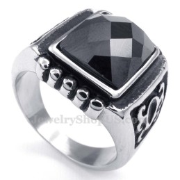 Svart Zirkonring I Titan