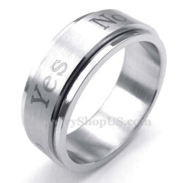 Ja Nej Titanring (Kan Roteras)