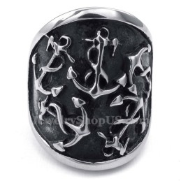 Titanring Med Ankare