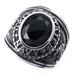 Svart Zirkonring I Titan